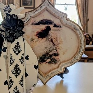 Elegant Black and White Home Accent Frame